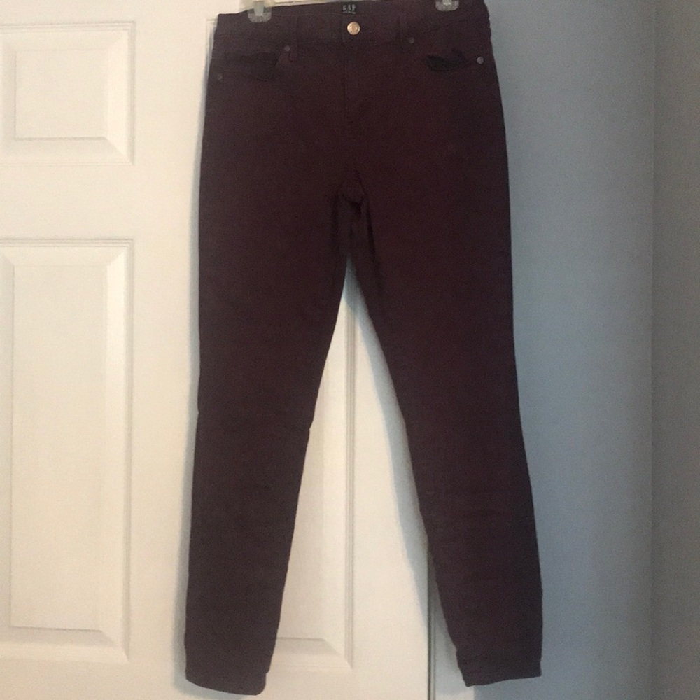 Gap burgundy jeans